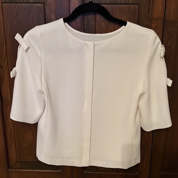 Club Monaco blouse with bow sleeves - Picture 2 of 3